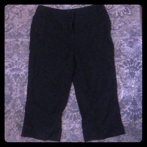 Loft black Capri dress pants never worn